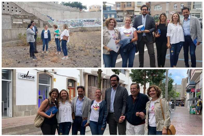 Imagen de los candidatos del PP en Telde (Foto TA)